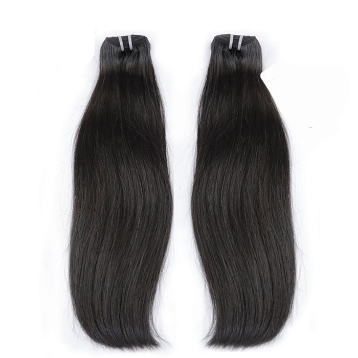 Natural straight raw hair bundles 1