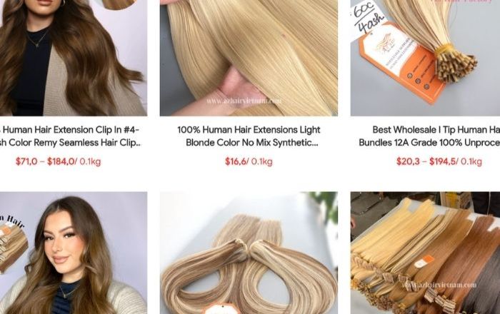 Some products of AZ Hair - one of the best suppliers of Vietnam bone straight hair