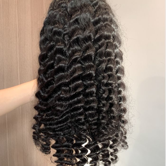Deep Wave Human Hair Wigs Lace Front 4
