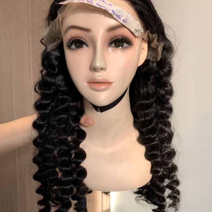 Deep Wave Human Hair Wigs Lace Front 6