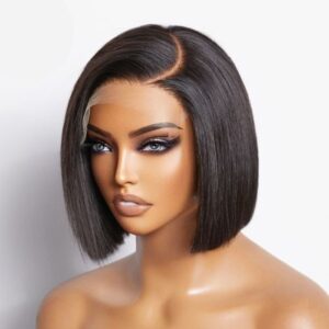 human hair wig bob 4